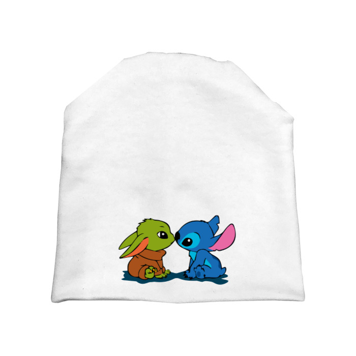 Baby Yoda and Stitch