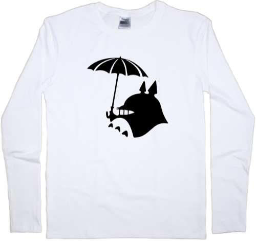 My neighbor Totoro/Мой сосед Тоторо - Men's Longsleeve Shirt - Totoro Umbrella - Mfest