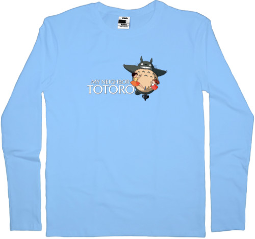 My neighbor Totoro/Мой сосед Тоторо - Men's Longsleeve Shirt - My neighbor Totoro logo - Mfest