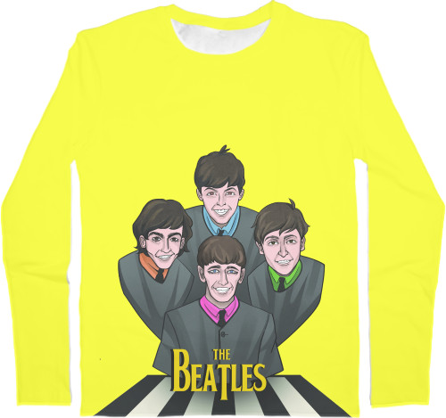 The Beatles - Футболка з Довгим Рукавом Чоловіча 3D - The Beatles - Mfest