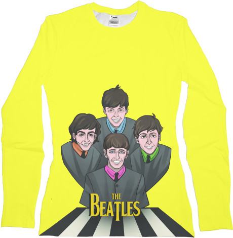 The Beatles - Футболка з Довгим Рукавом Жіноча 3D - The Beatles - Mfest