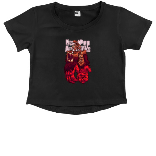Смелковская - Kids' Premium Cropped T-Shirt - Gorilla Ape - Mfest