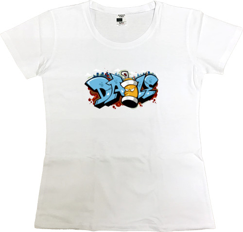 Граффити - Women's Premium T-Shirt - GRFT - Mfest