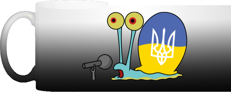 Gary the Snail supports Ukraine