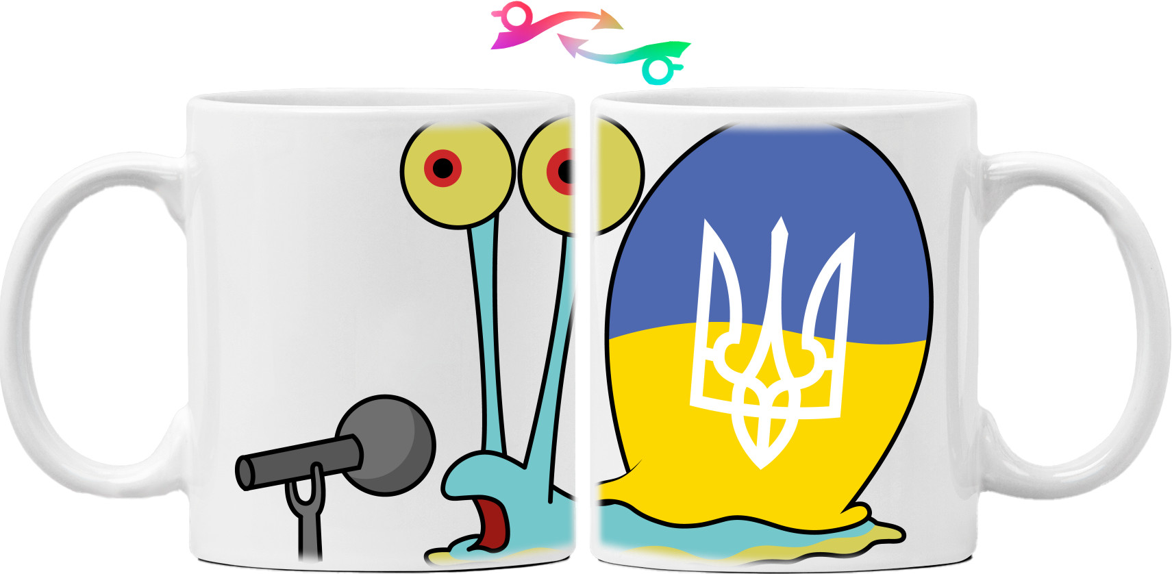 Я УКРАЇНЕЦЬ - Кружка - Gary the Snail supports Ukraine - Mfest