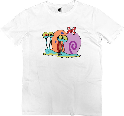 Губка Боб - Kids' Premium T-Shirt - Gary the snail family couple - Mfest