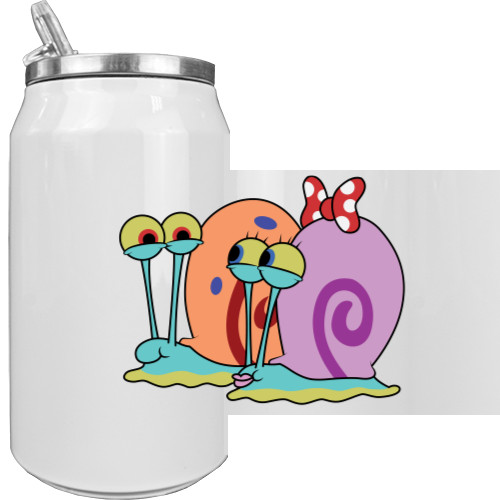 Губка Боб - Aluminum Can - Gary the snail family couple - Mfest