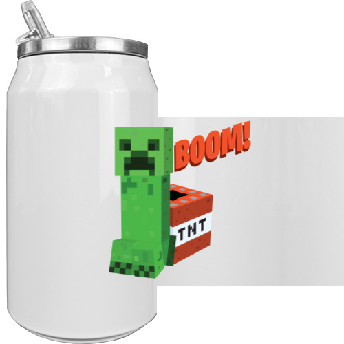 Minecraft - Aluminum Can - Creeper BOOM! - Mfest