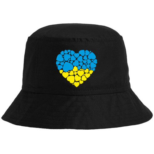 Флаг Украины из Сердечек