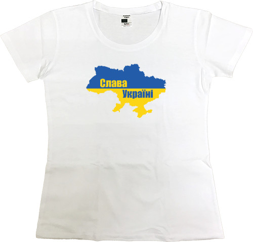Слава Україні Мапа Прапор