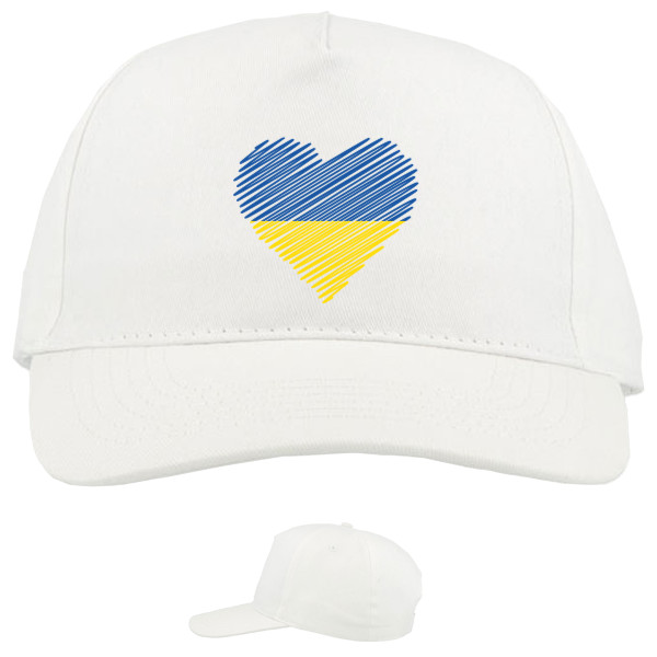 Флаг Украины Сердечко
