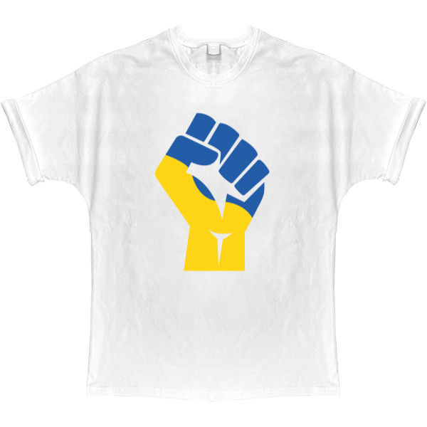 Флаг Украины Кулак