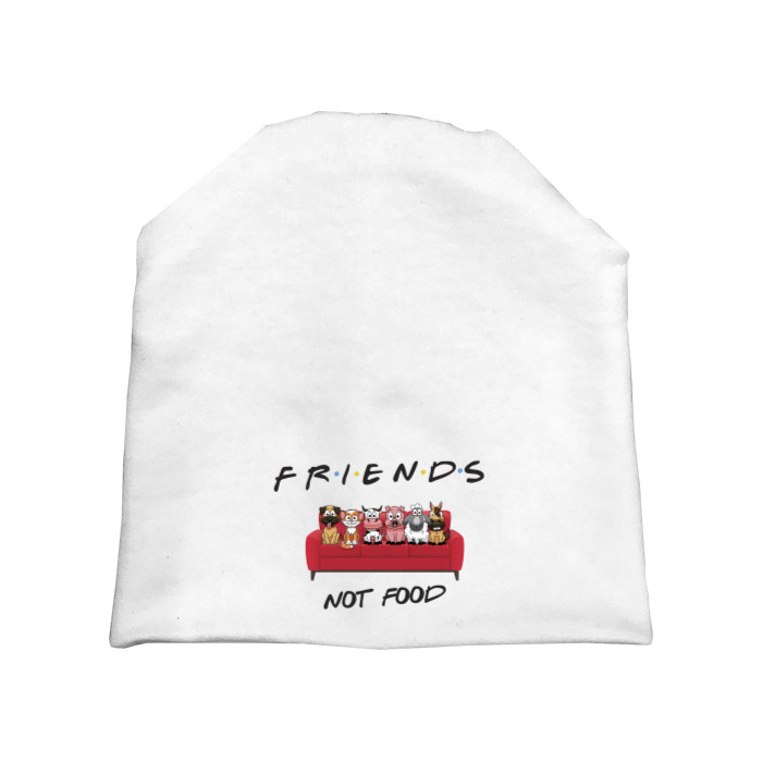 Прикольные картинки - Шапка - Friends not food - Mfest