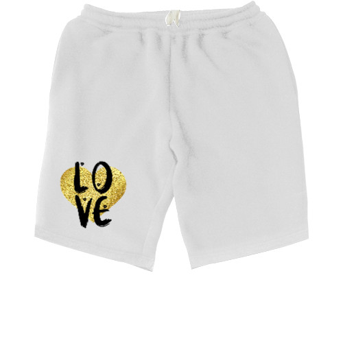 Love is - Kids' Shorts - Love Golden Heart - Mfest