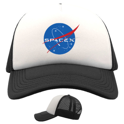 NASA - Trucker Cap - Space X Nasa - Mfest