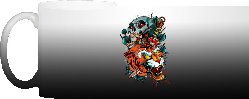 маска японского демона тигра