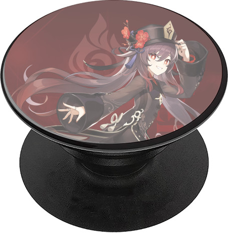 Genshin Impact - PopSocket Підставка для Телефону - hu tao genshin impact - Mfest