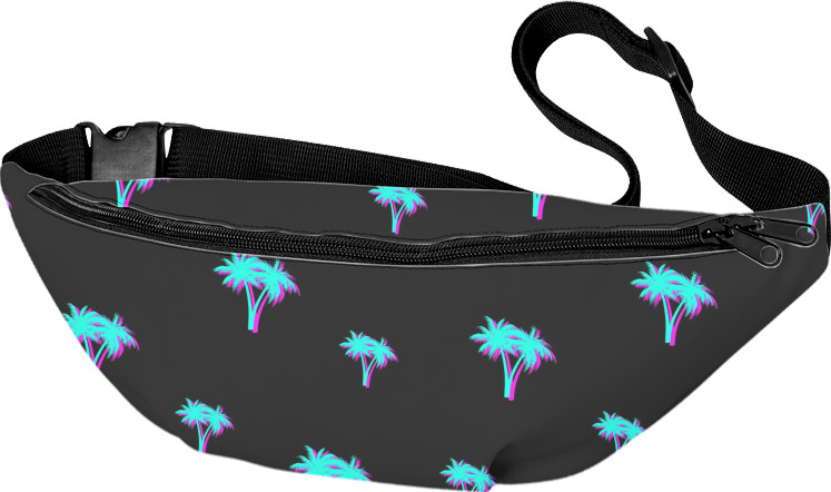 Путешествия - Fanny Pack 3D - Palm «summer» - Mfest