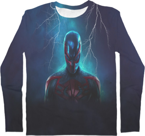 Spider Man - Men's Longsleeve Shirt 3D - Человек Паук New - Mfest