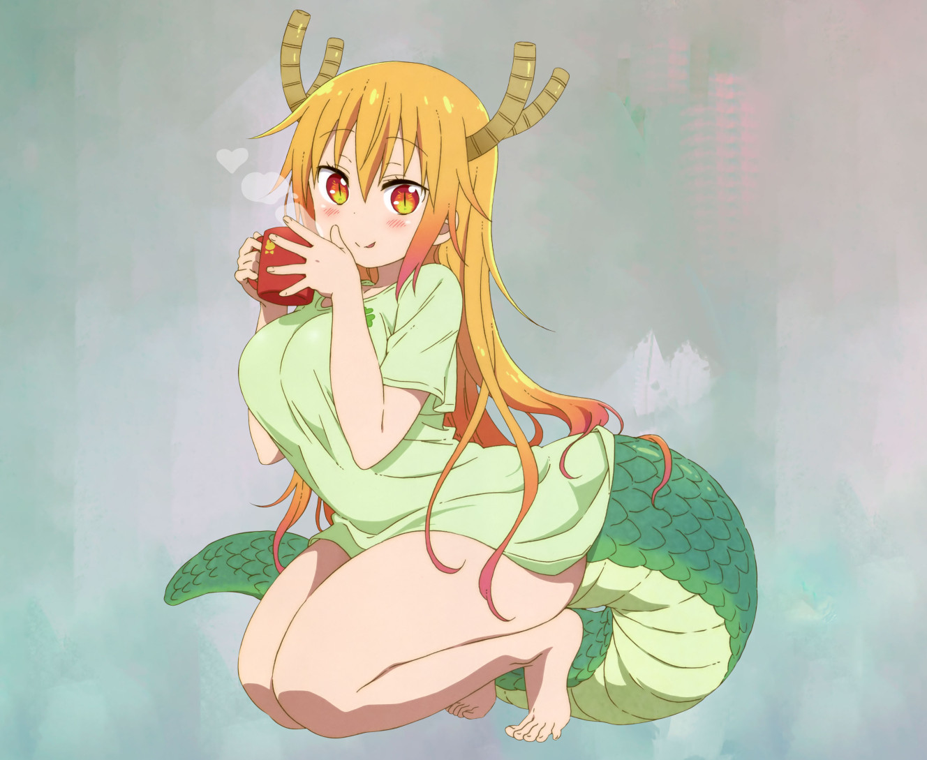 Дракон-горничная госпожи Кобаяси / Kobayashi-san Chi no Maid Dragon S - Mouse Pad - Тору - Mfest