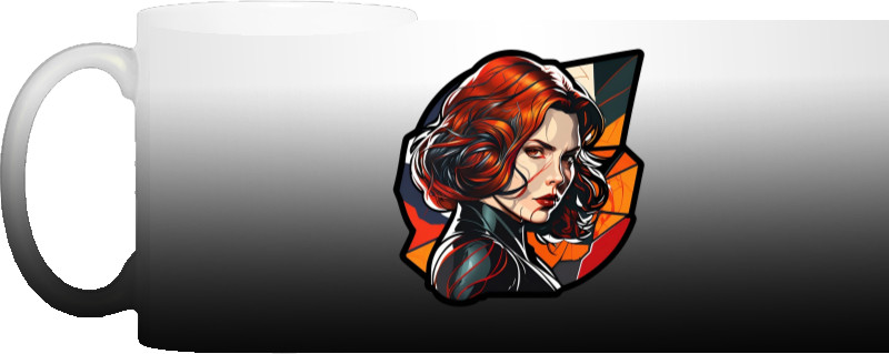 Black Widow Mosaic Style