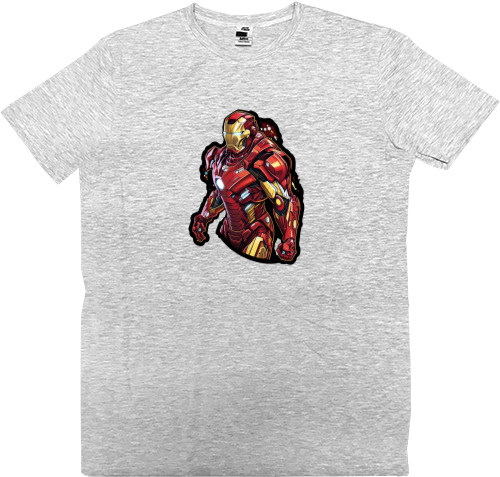 Iron Man - Футболка Премиум Мужская - Железный человек Mark III - Mfest