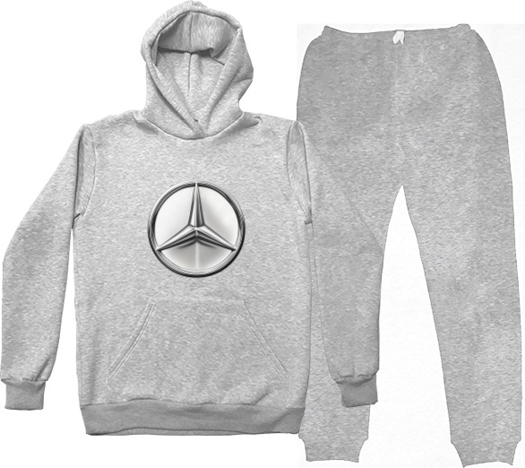 Авто - Костюм спортивный Детский - Mercedes Benz Лого Металик - Mfest