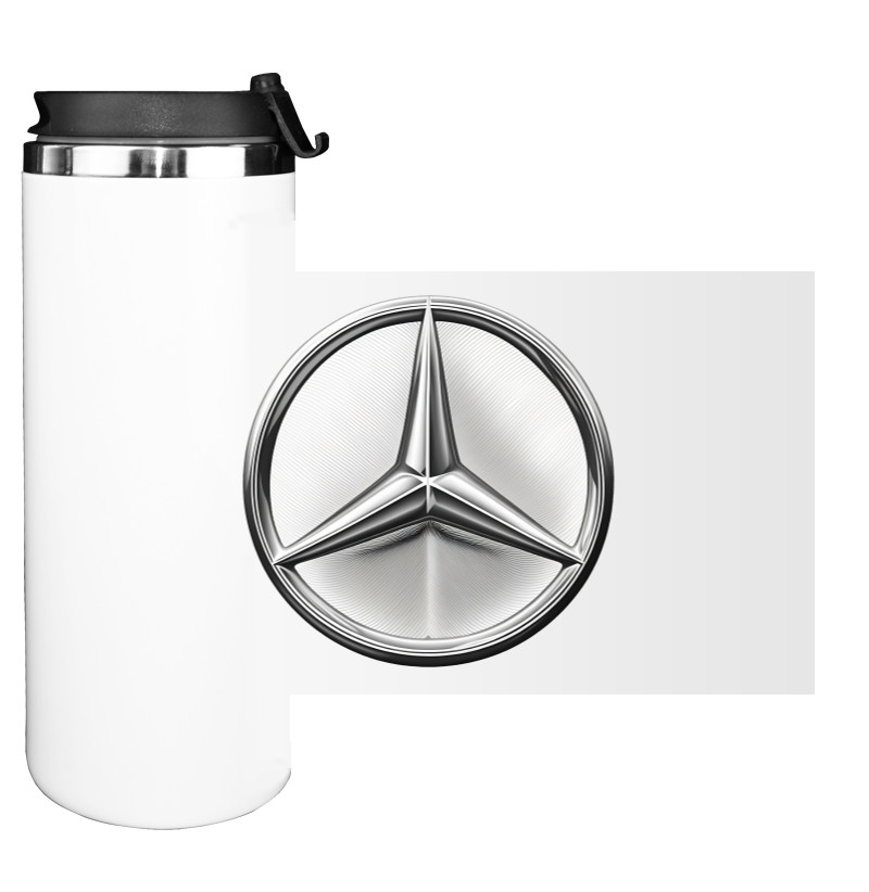 Авто - Термокружка - Mercedes Benz Лого Металик - Mfest