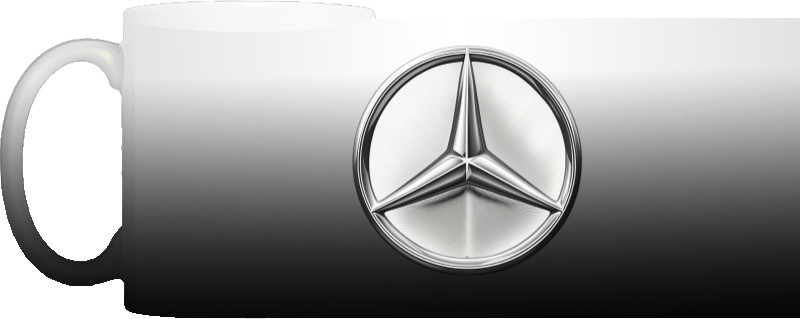 Mercedes Benz Logo Metallic