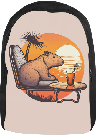 Capybara on vacation