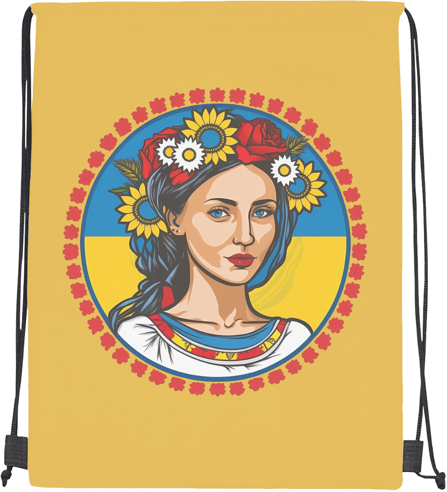 Украинская девушка в венке