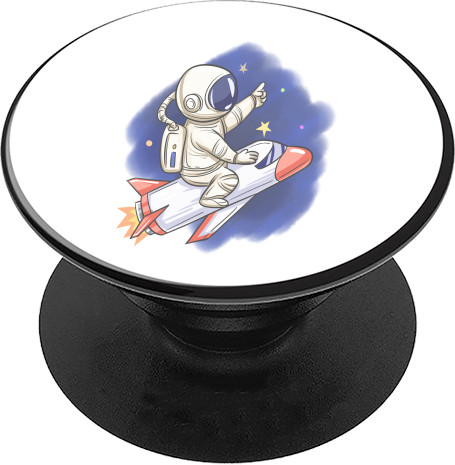 Космос - PopSocket - Космонавт и ракета - Mfest