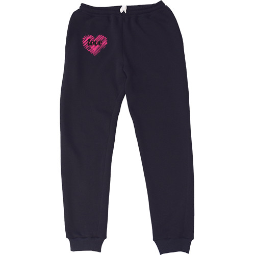 День святого Валентина - Women's Sweatpants - Love pink Heart - Mfest