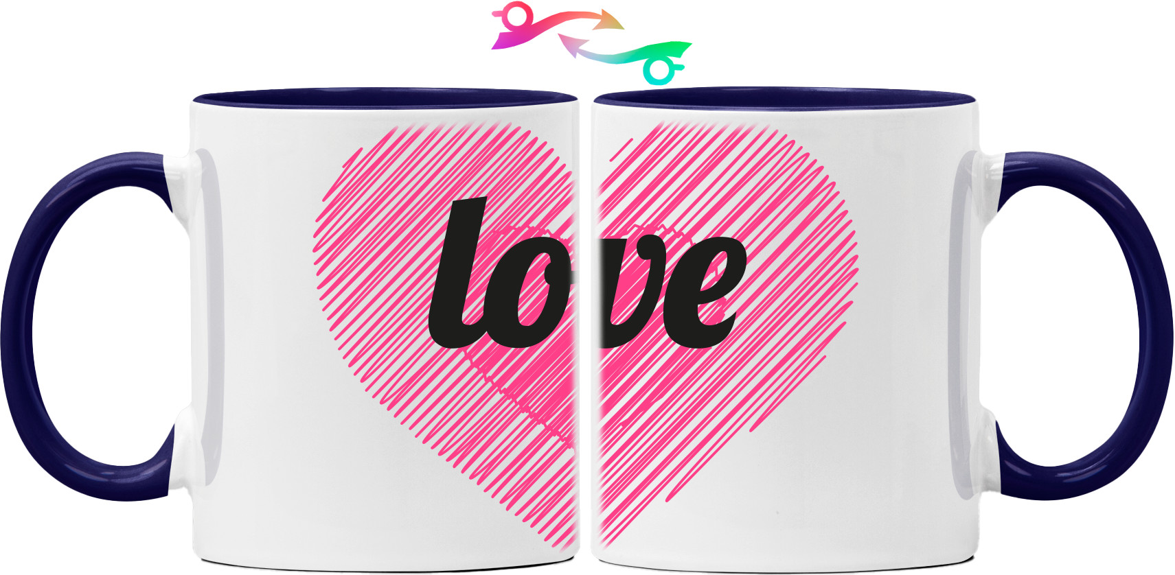 Love pink Heart