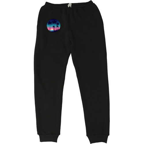 Путешествия - Men's Sweatpants - Palm Beach  Starry Night - Mfest