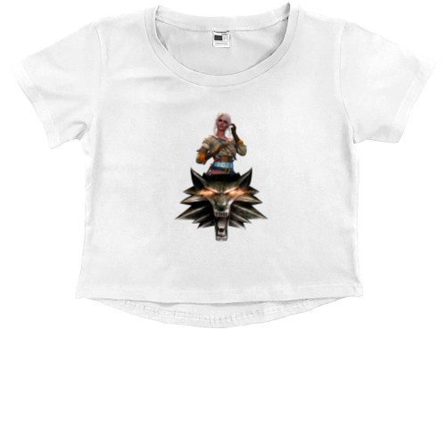 The Witcher / Ведьмак - Kids' Premium Cropped T-Shirt - Cirilla - Mfest