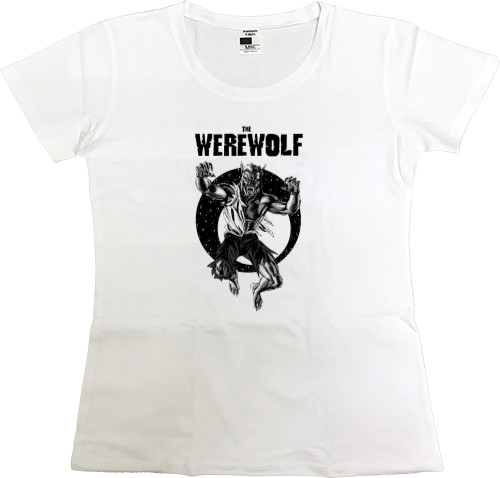 Супергеройські - Футболка Преміум Жіноча - The Werewolf - Mfest