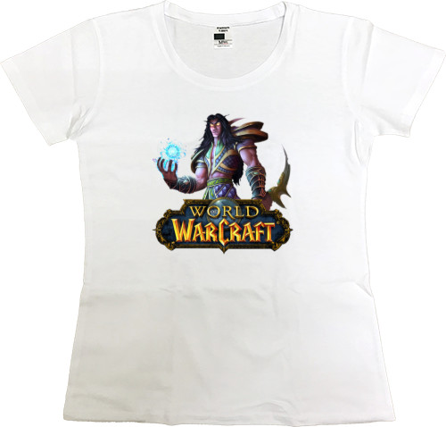 Warcraft - Women's Premium T-Shirt - world of warcraft Герой 3 - Mfest