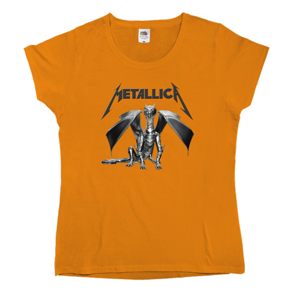 Metallica - Футболка Класика Жіноча Fruit of the loom - Metallica принт 12 - Mfest
