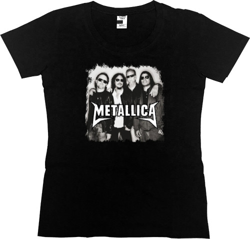Metallica - Футболка Преміум Жіноча - Metallica принт 10 - Mfest