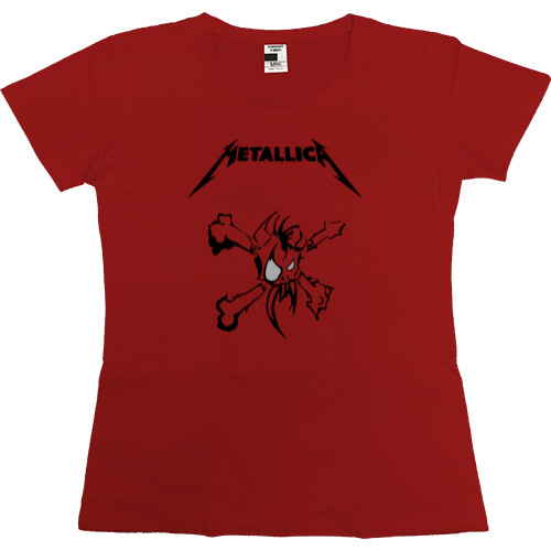 Metallica - Футболка Преміум Жіноча - Metallica принт 6 - Mfest
