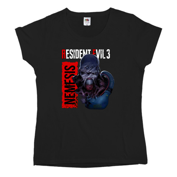 Resident Evil - Women's T-shirt Fruit of the loom - Resident Evil 3 Nemesis - Mfest