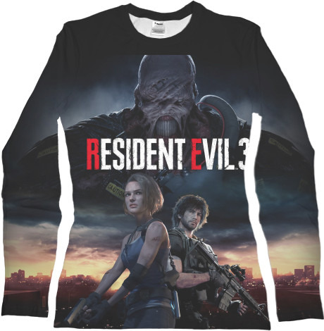 Resident Evil - Футболка з Довгим Рукавом Жіноча 3D - Resident Evil 3 - Mfest