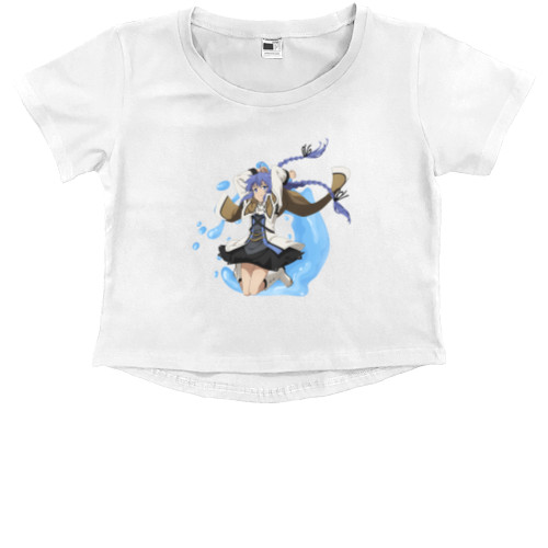 Mushoku Tensei - Kids' Premium Cropped T-Shirt - Roxy Migurdia 2 (Mushoku Tensei: Jobless Reincarnation) - Mfest