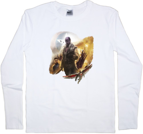 Сокол и Зимний солдат / The Falcon and the Winter Soldier - Men's Longsleeve Shirt - Сокол и Зимний солдат 3 - Mfest