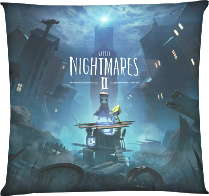 Little Nightmares - Square Throw Pillow - Little Nightmares 2 - Mfest