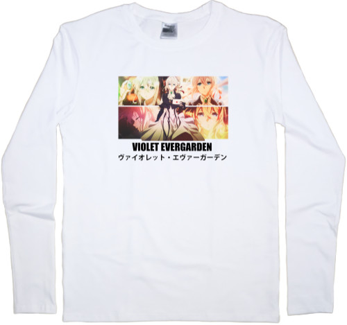 Вайолет Эвергарден / Violet Evergarden - Men's Longsleeve Shirt - Вайолет Эвергарден / Violet Evergarden 2 - Mfest