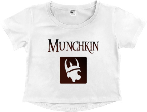 Манчкин / Munchkin - Women's Cropped Premium T-Shirt - Манчкин / Munchkin - Mfest