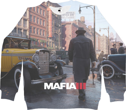 Mafia / Мафия - Men's Sweatshirt 3D - Мафия III / Mafia III (3) - Mfest