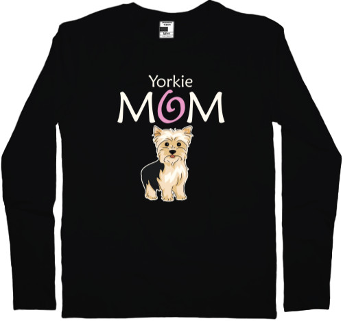 Йоркширский терьер - Men's Longsleeve Shirt - Yorkie Mom - Mfest